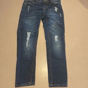Mudd Girls Dark Blue Slim Jeans size 8